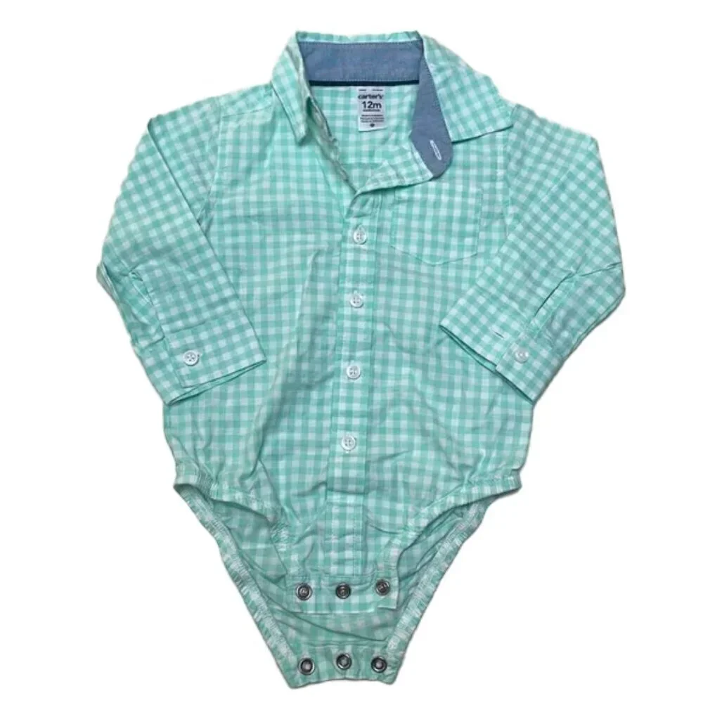 ❤️ 🆕 CARTER’S Boys Onsie Size 12m